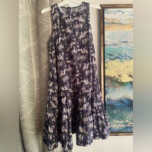 MOLO Cybille Tank  Dress Floral sleeveless Organic cotton  SZ 158/164(13-14)